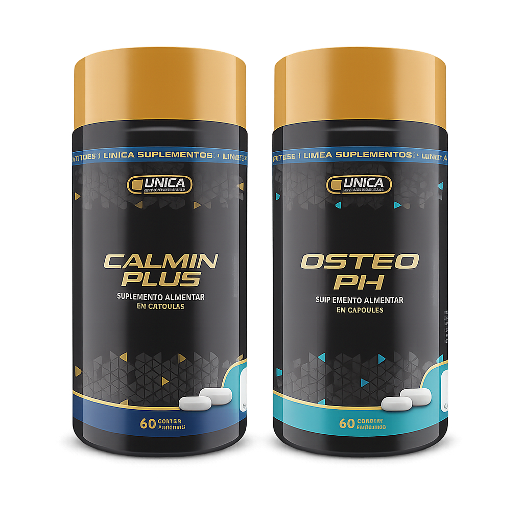 Kit Saúde Óssea Osteo PH + Calmin Plus
