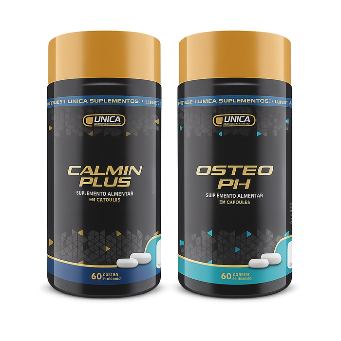 Kit Saúde Óssea Osteo PH + Calmin Plus