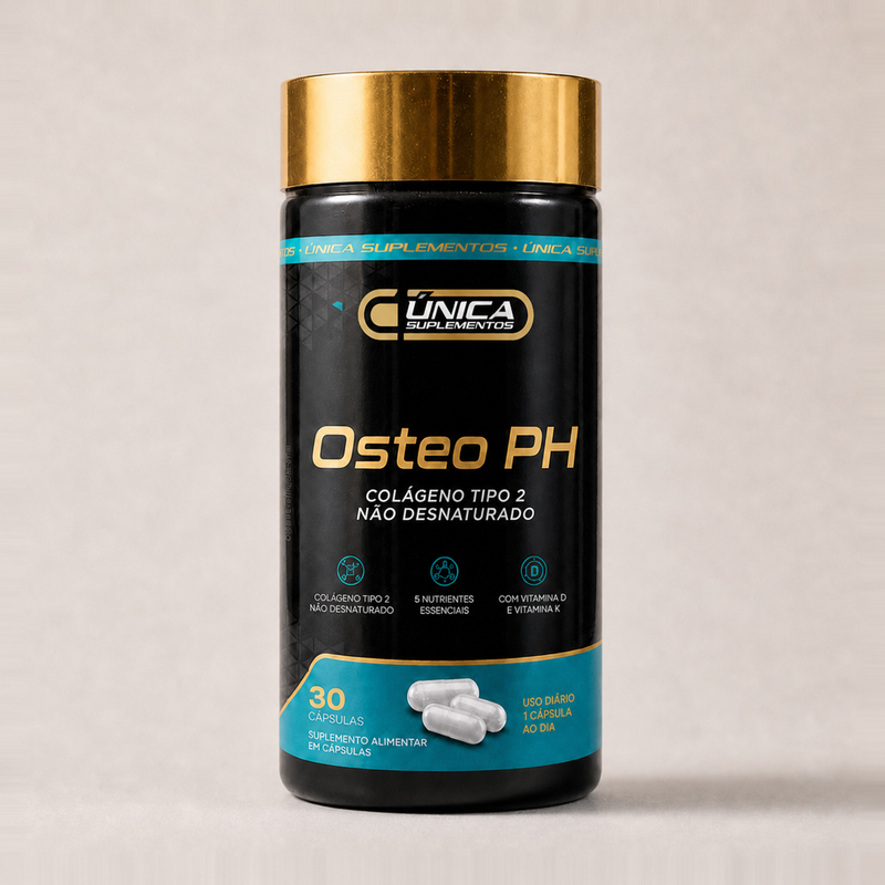 Osteo PH Suplemento Alimentar 30 Cápsulas | Única Suplementos