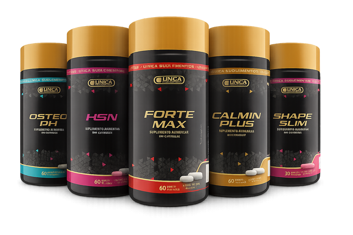 Kit Saúde Total com 5 Suplementos