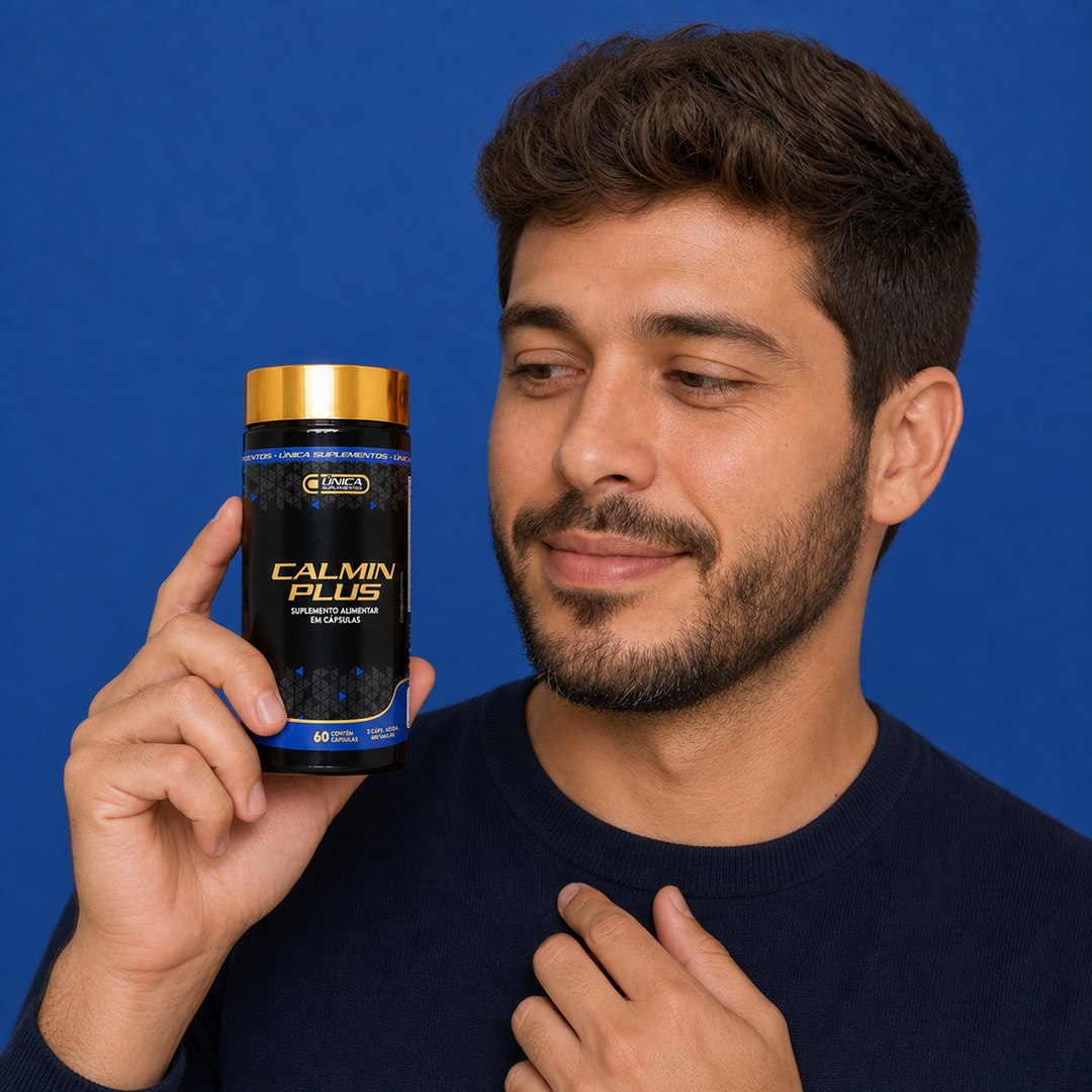 Calmin Plus Suplemento Alimentar 60 Cápsulas | Única Suplementos