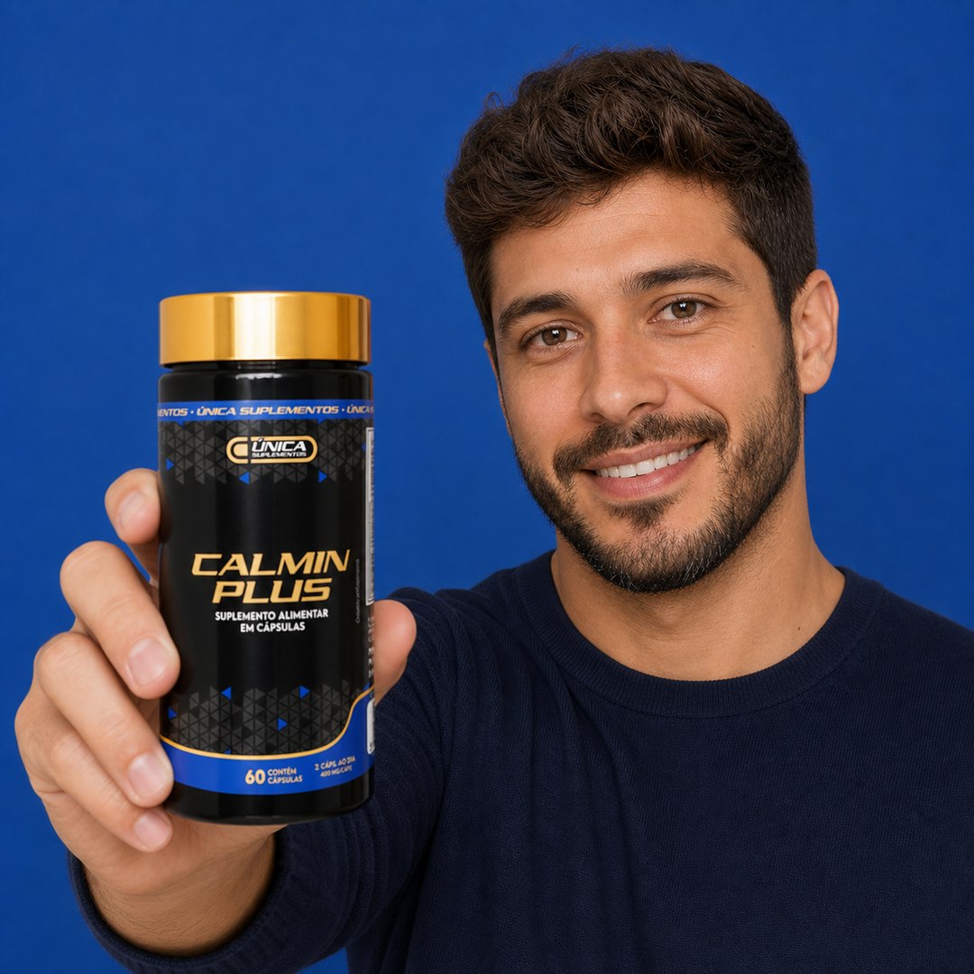 Calmin Plus Suplemento Alimentar 60 Cápsulas | Única Suplementos