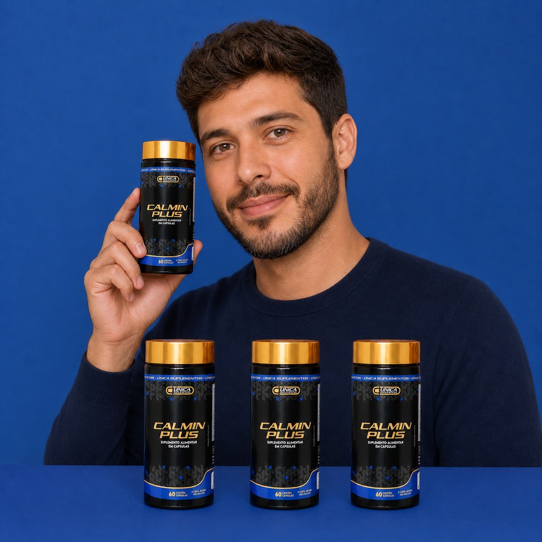 Calmin Plus Suplemento Alimentar 60 Cápsulas | Única Suplementos